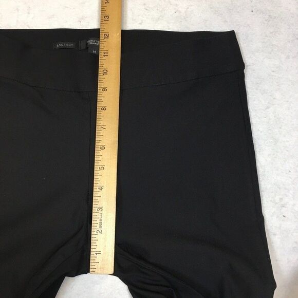 Simply Vera Wang Womens M Bootcut Dress Pants Black Pull On Professional Work - Picture 4 of 11